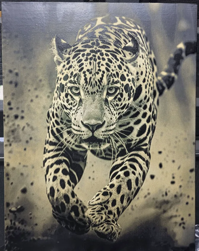 Laser engraving by Kovács György, made with DithX